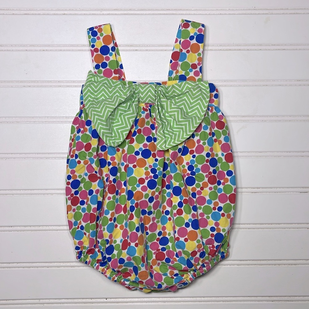 POSH TOTS HONESTLY VGUC Colorful Polka Dot Bow Bubble